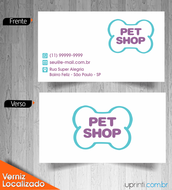 Cartões de Visita Pet Shop - M20967